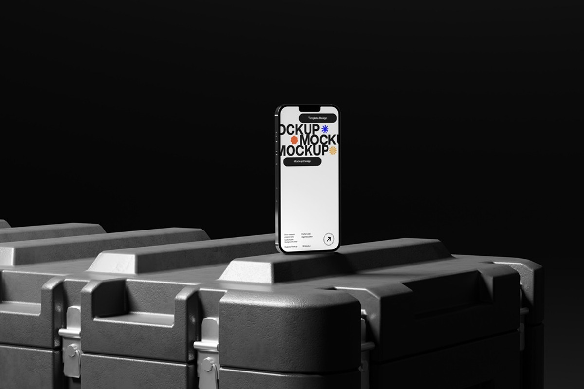 Modern iPhone Mockup PSD Template, an iPhone Mockup by East Gallery (Photo 4 of 11)