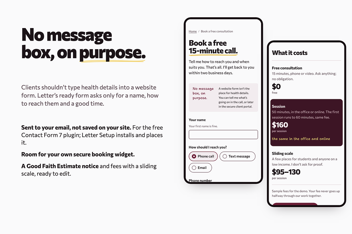 Therapist Counselor WordPress Theme, a WordPress Template by Lavanta (Photo 6 of 9)