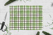 Watercolor Green & Brown Plaids, a Pattern Graphic by DailyMiracleDigitals,LLC (Thumbnail 2 of 8)