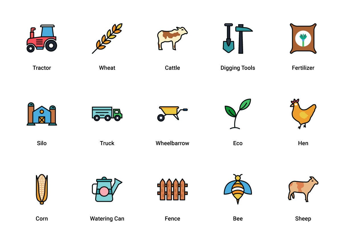 Agriculture Farming & Gardening, an Icon by Color Cubes (Photo 5 of 8)