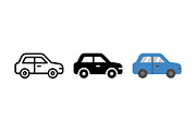 Car Vehicle Vector Design, a Solid Icon by Artonix (Thumbnail 2 of 2)