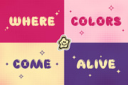 Bomblish – Playful Display Font, a Sans Serif Font by Almeera Std (Thumbnail 2 of 10)