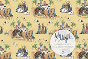 Nativity Christmas Family Patterns, a Pattern Graphic by KaramfilaS (Thumbnail 2 of 14)