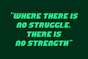 Fegelk Strong Font, a Sans Serif Font by Artiveko (Thumbnail 3 of 8)