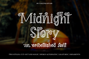 Sale! Midnight Story Font Family, a Serif Font by theinkaffair (Thumbnail 1 of 8)