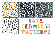 Cute Alphabet and numbers, a Decorative Illustration by Helen Sko (Thumbnail 5 of 5)