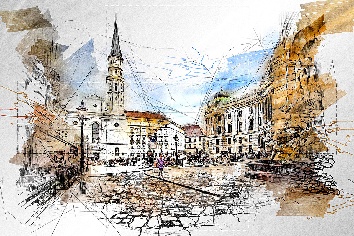Graphic Marker Photoshop Action, an Action Add-On by GorynArt (Photo 19 of 20)