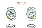 Vintage Grandmother Chef logo 7 PACK, a Branding & Logo Template by Alexandra De Angelis (Thumbnail 6 of 7)