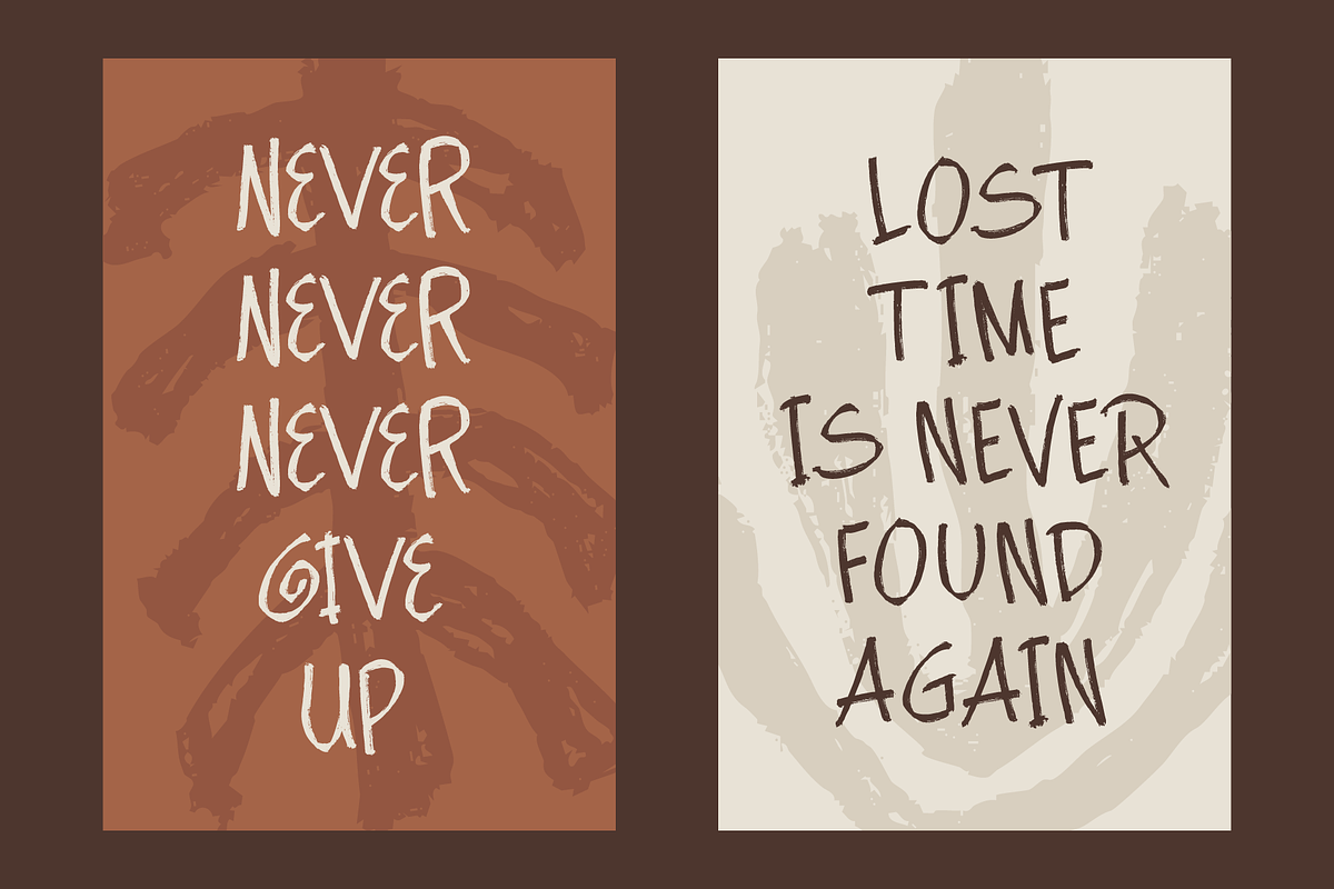Howten - Raw Handwritten Display Fon, a Handwritten Font by MooneseyeType (Photo 7 of 8)
