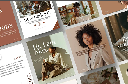 Melanin Canva Templates for IG, a Social Media Template by JOA CREATIVE LAB