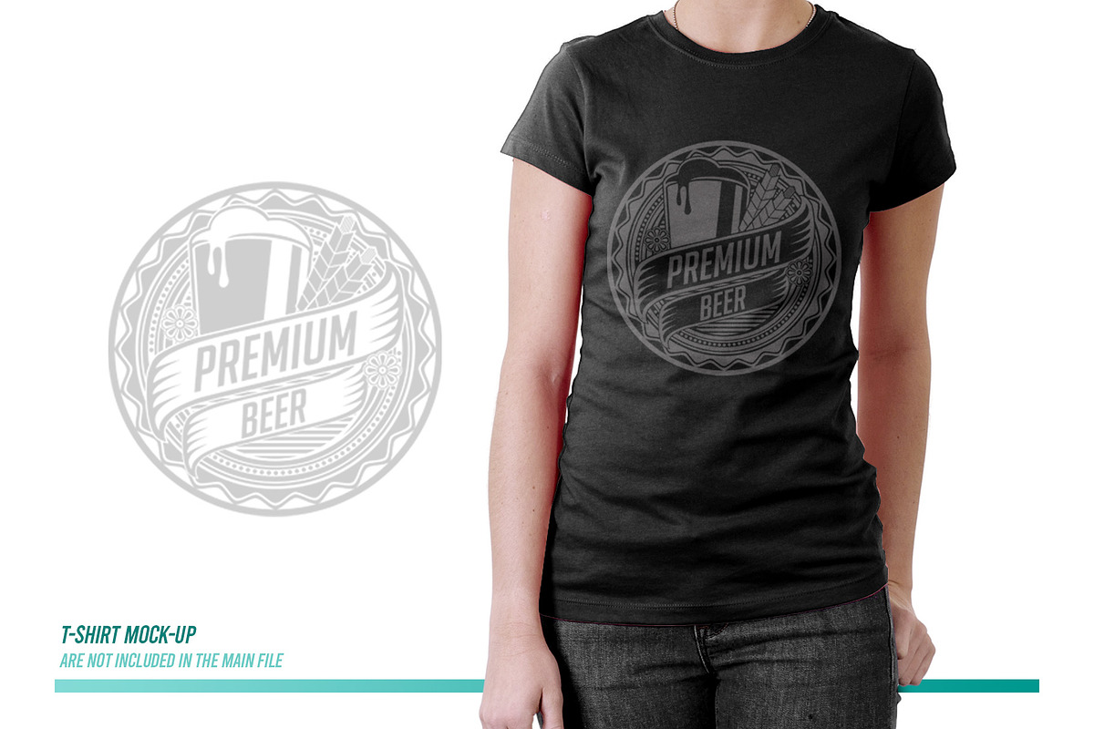 Premium Beer T-Shirt, a Templates & Theme by The Design For Co. (Photo 3 of 3)