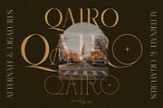 QAIRO _ Ligature fonts, a Serif Font by Penatic Studio (Thumbnail 2 of 10)