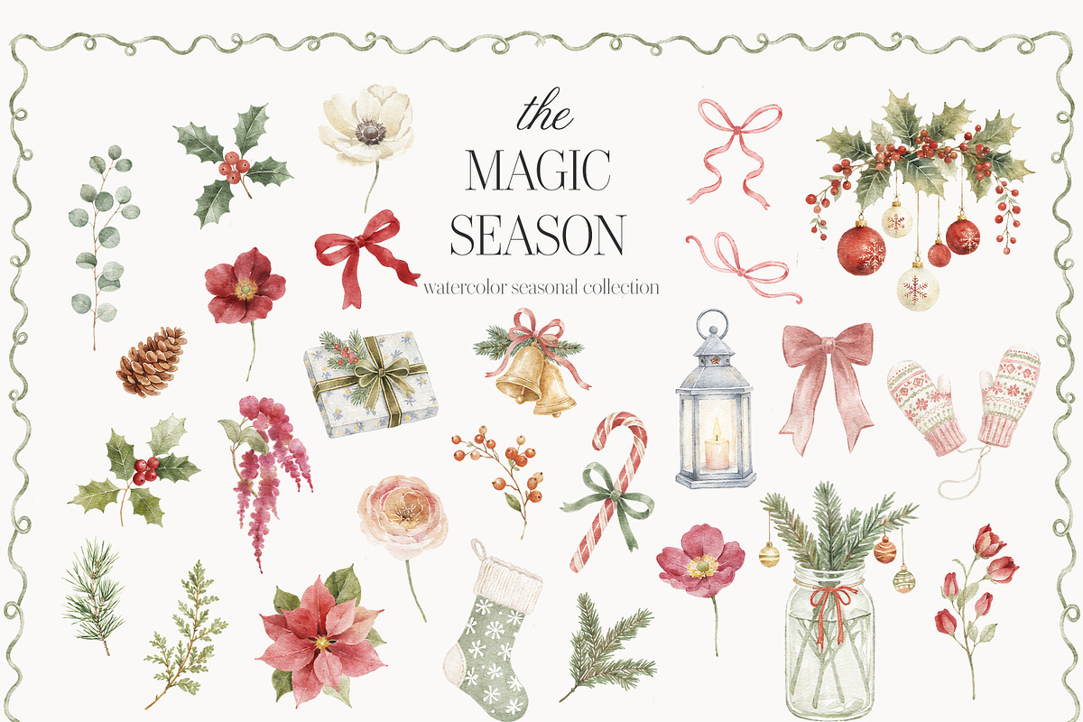 The Magic Season - Vintage Christmas, an Object Illustration by studioequinox (Photo 2 of 12)
