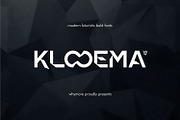 KLOEMA Logo Modern Bold Font, a Sans Serif Font by WhymoreArt (Thumbnail 1 of 11)