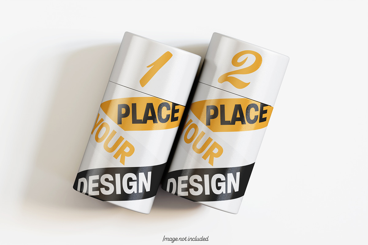 Paper tube pack mockup bundles V2, a Packaging Mockup by Ambo Ampeng (Photo 4 of 26)