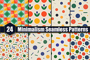 24 Minimalism Seamless Patterns, a Pattern Graphic by protabsorkar11 (Thumbnail 1 of 4)