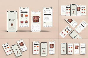 Smartphone Screen Mockup –Mobile App, an iPhone Mockup by DesignRushMarket