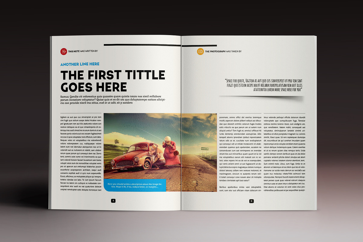 Design Magazine 5, a Magazine Template by Luuqas Design (Photo 4 of 17)