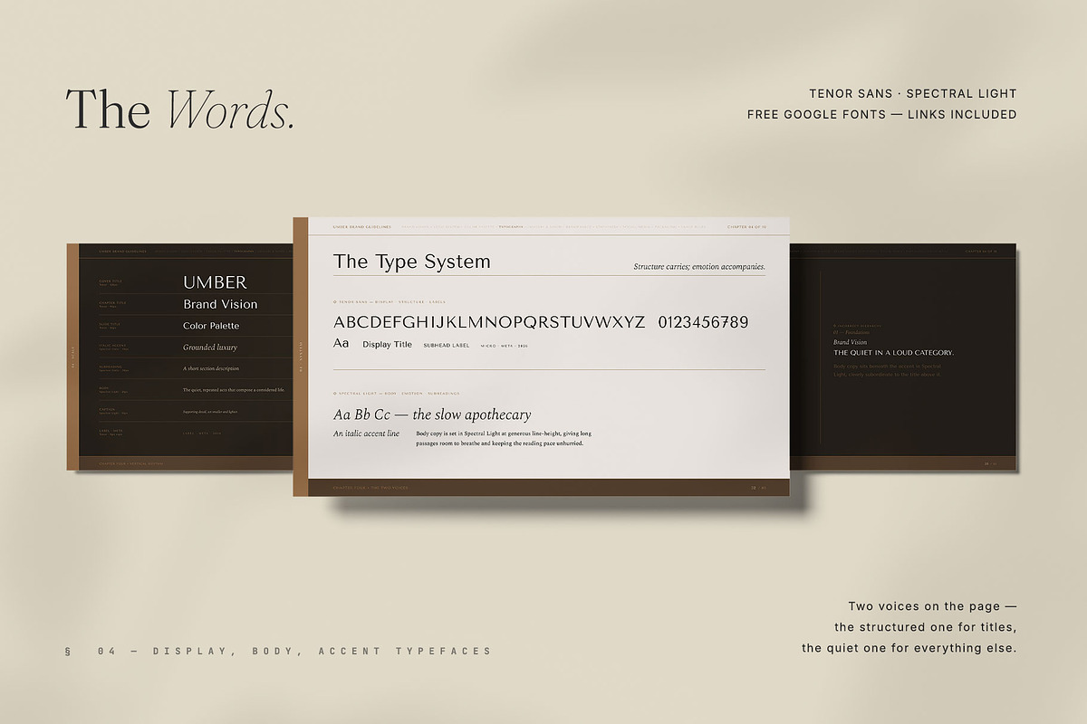 UMBER / Brand Guidelines Template, a Presentation Template by Leleka.Store (Photo 8 of 20)