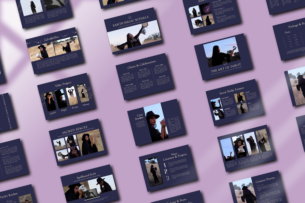 PORTFOLIO CANVA TEMPLATE, a Marketing Template by The Little Lily Studio (Photo 4 of 5)