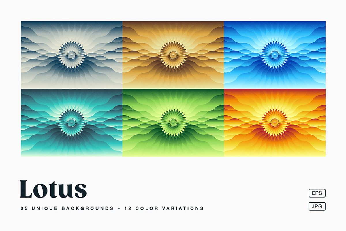 Lotus - Zen Gradient Backgrounds V01, a Background Graphic by dvtchk (Photo 4 of 7)