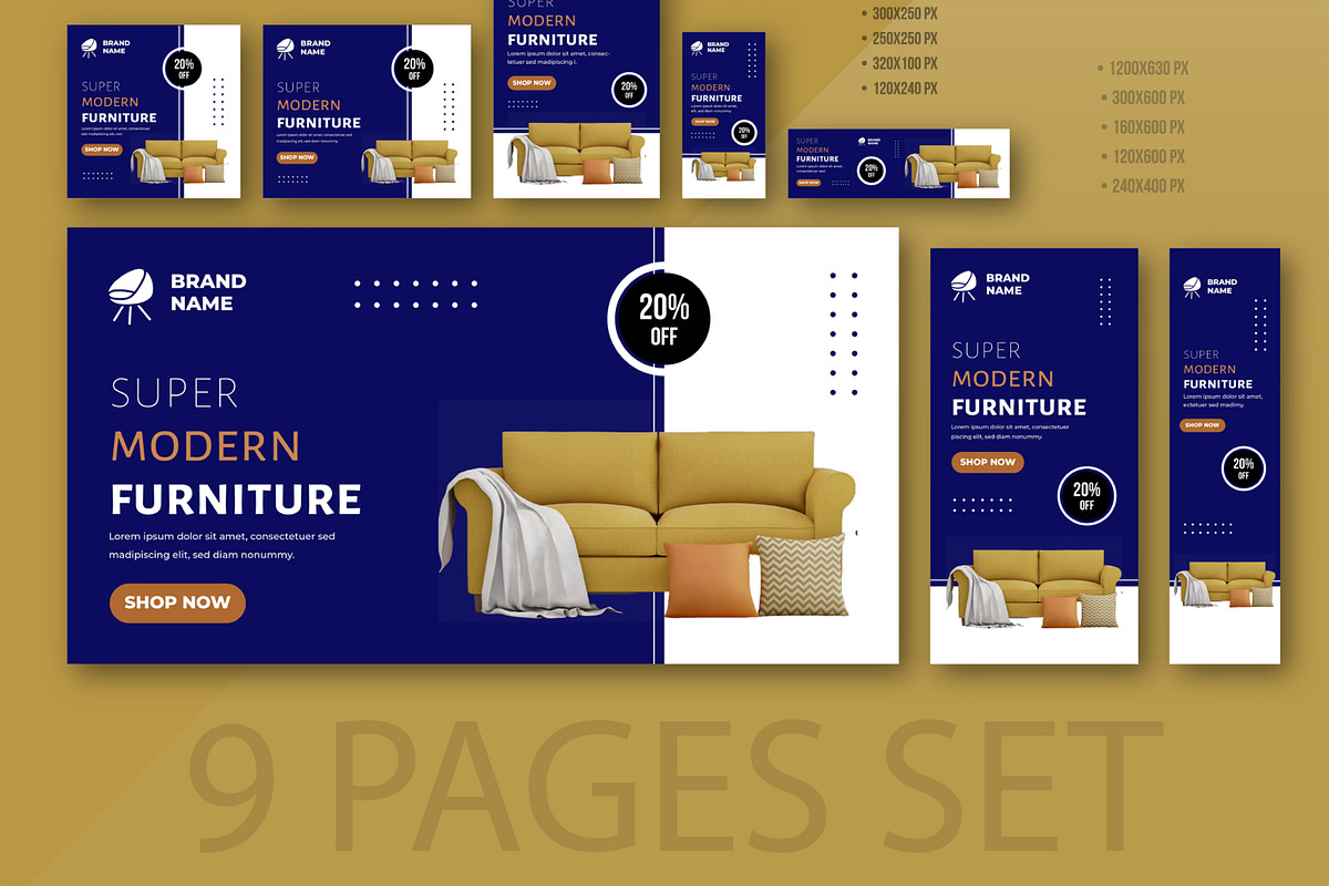 Modern Corporate Business Web Banner preview 3