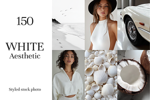 White Aesthetic - 150 Stock Photo