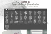 28 Watercolor Stamp Brushes, a Brush Add-On by Andreen (Thumbnail 2 of 7)