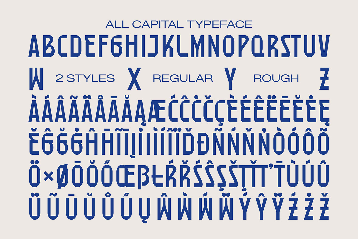 ST Friday — All Caps Display, a Sans Serif Font by Type it Easy (Photo 5 of 17)