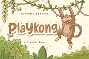 Playkong a Playful Font, a Handwritten Font by Bayuktx (Thumbnail 8 of 11)