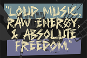 Brontak - A Raw Punk Typeface, a Handwritten Font by Yktypstd (Thumbnail 4 of 8)