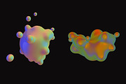 3D Gradients - 8 Metaballs, an Object Graphic by ghost friend's shop (Thumbnail 3 of 5)
