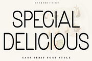 Special Delicious, a Sans Serif Font by InermediaSTUDIO (Thumbnail 1 of 8)