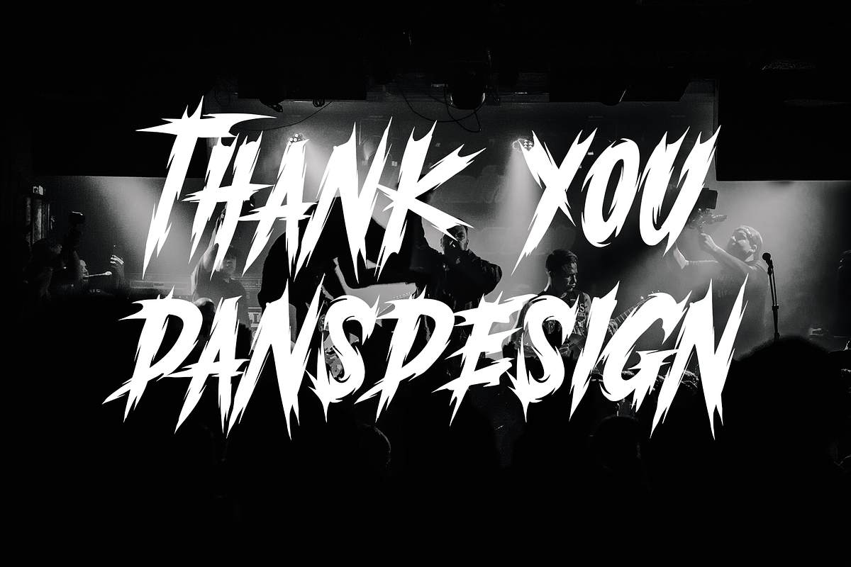 TRAXTOR Modern Metal Font, a Blackletter Font by dansdesign (Photo 7 of 7)