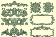 Collection vintage engraved frames., a Decorative Illustration by Vector Engraving (Thumbnail 26 of 31)
