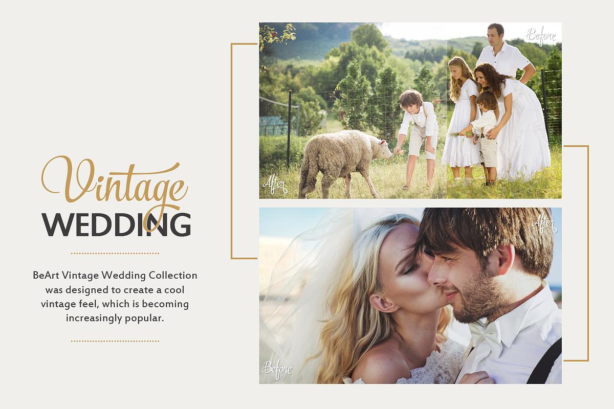 Vintage Wedding Photoshop Actions, an Action Add-On by BeArt-Presets (Photo 10 of 19)