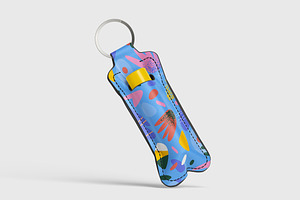 Lipstick Holder Keychain Mockup