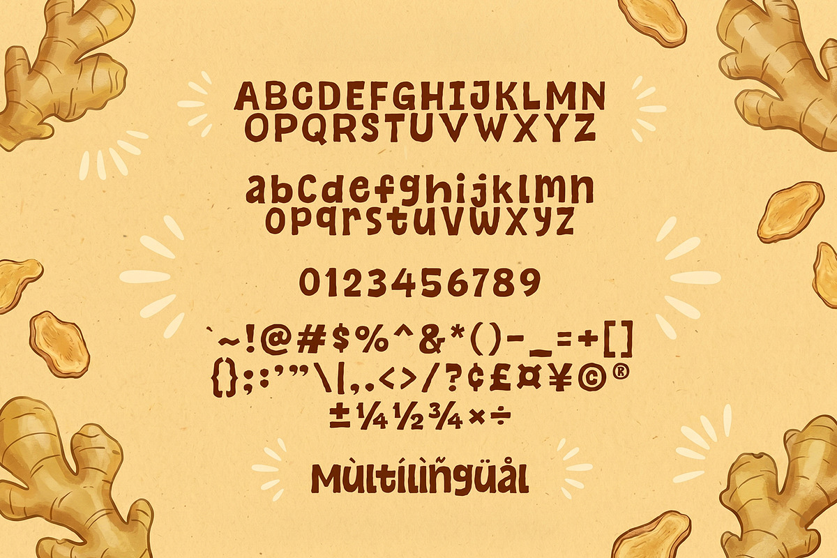 Ginger Times - Cozy & Display Font, a Handwritten Font by khurasan (Photo 6 of 6)