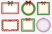 Christmas Coquette Frame Clipart, an Illustration by Dream Creation (Thumbnail 4 of 4)