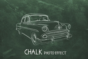 Chalk Sketch Photo Effect, an Action Add-On by 3d_model_tifotizi