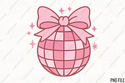 Disco ball New Years PNG, an Illustration by CraftArtStudio (Thumbnail 1 of 4)