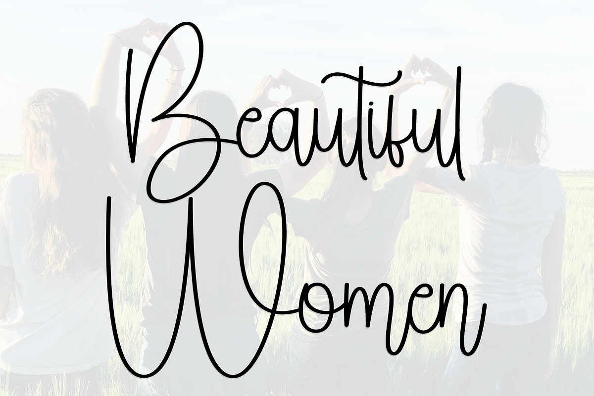 Beautify Together, a Handwritten Font by InermediaSTUDIO (Photo 6 of 8)