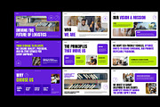 Purple Logistic Company Profile PPT, a Presentation Template by Neermana (Thumbnail 3 of 4)