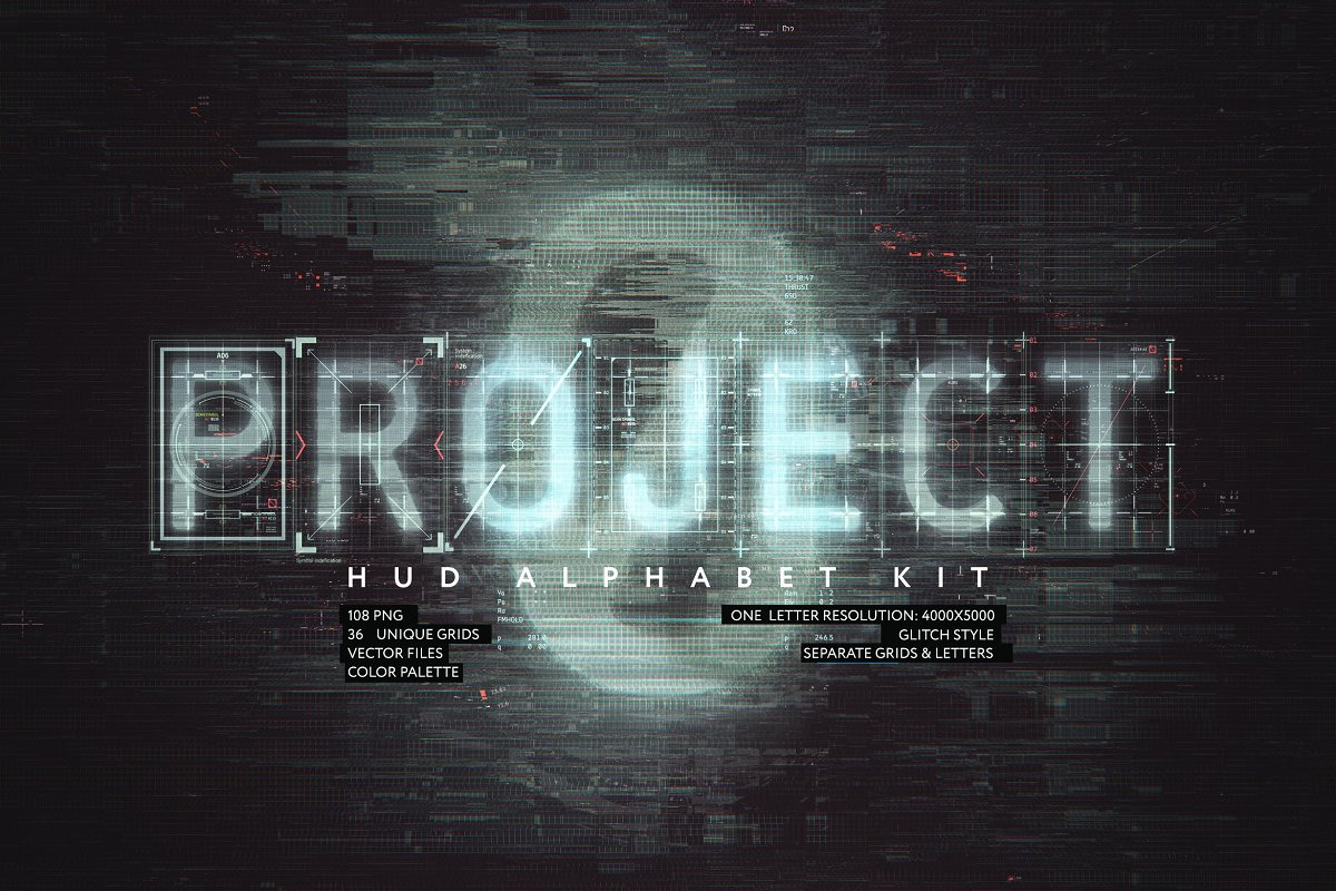 HUD BUNDLE - interface elements, a Technology Illustration by TITO (Photo 2 of 13)