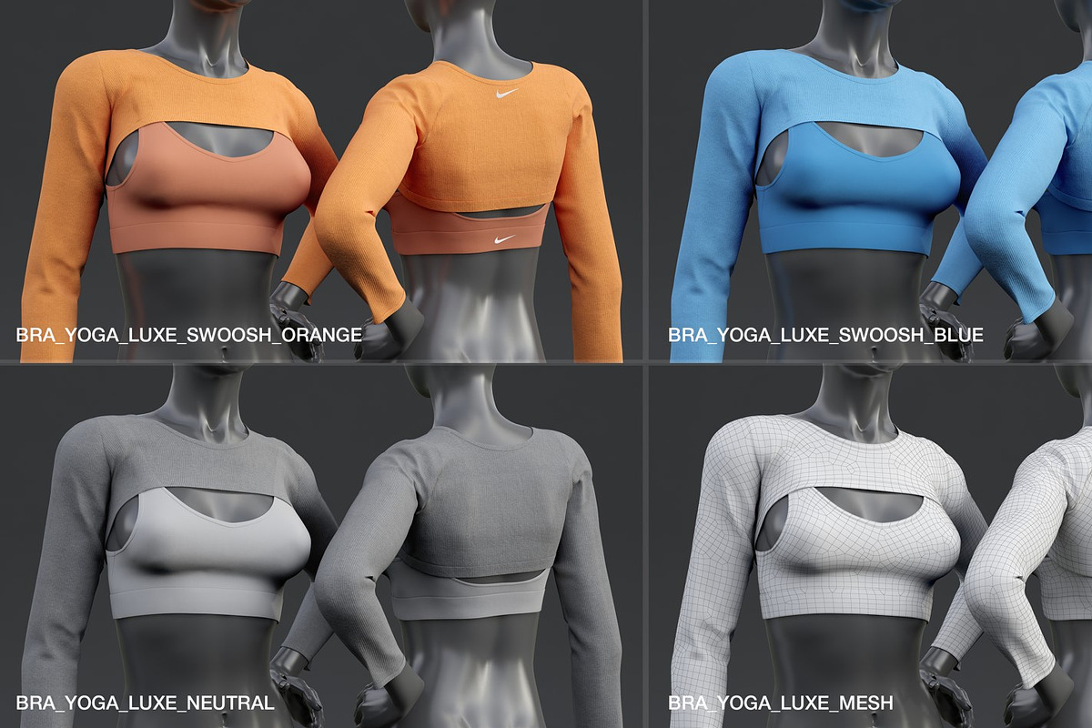 Female mannequin in clothes POSE 1, a Characters & Person 3D Model by mrGarret (Photo 13 of 45)