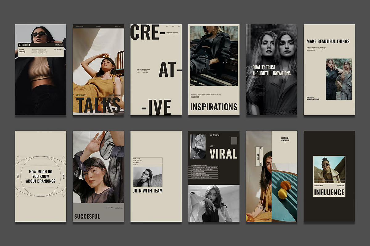 Grefashion Instagram Template | PSD, a Social Media Template by Azruca (Photo 1 of 8)
