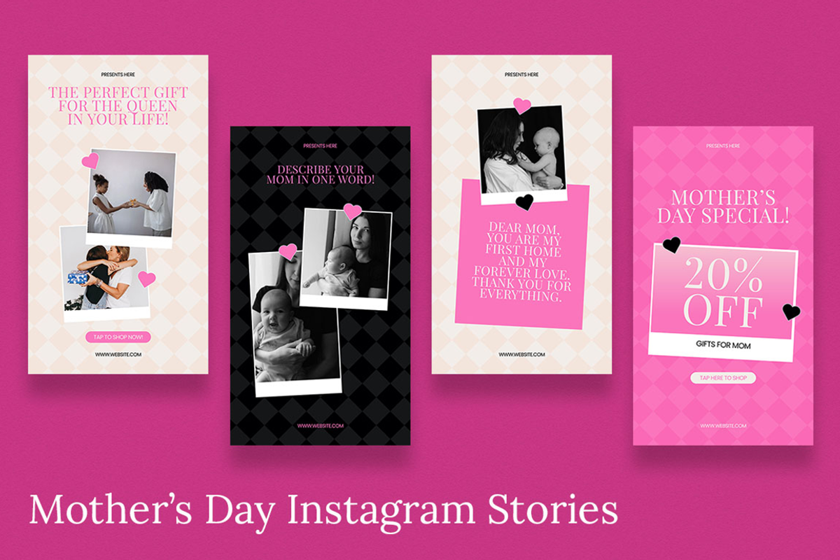 Mother's Day Celebration Polaroid St, a Social Media Template by Attype (Photo 4 of 4)