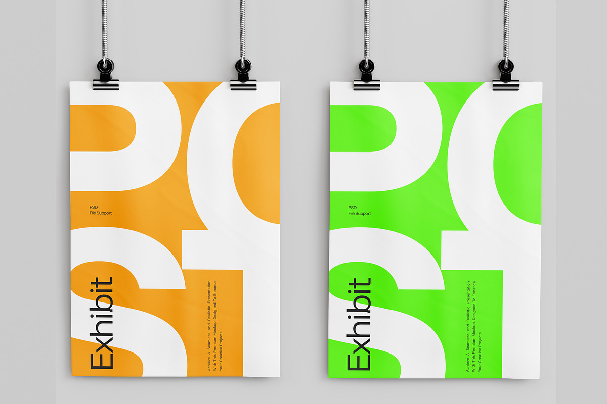 Poster Mockup, an Advertising Mockup by SLAB! Design (Photo 4 of 6)