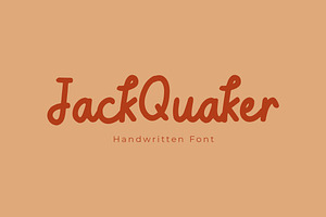 Jack Quaker Handwriting Font, a Handwritten Font by NTC Graphic