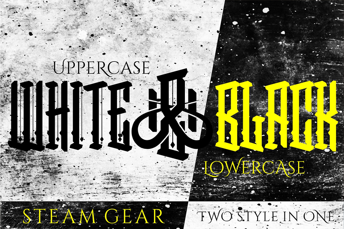 Steam Gear (Duo Font) SS preview 3